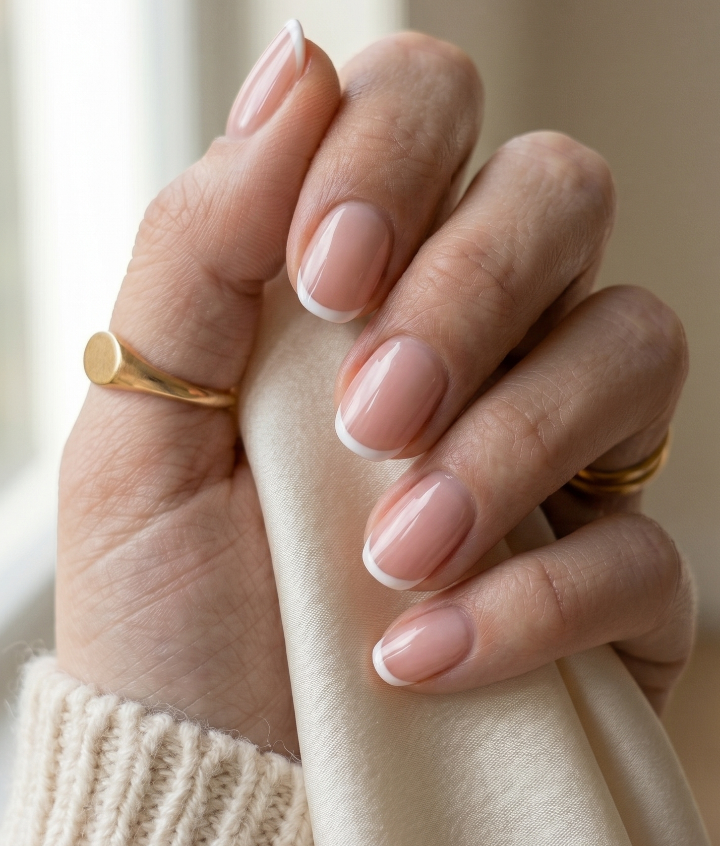 Micro French Nails